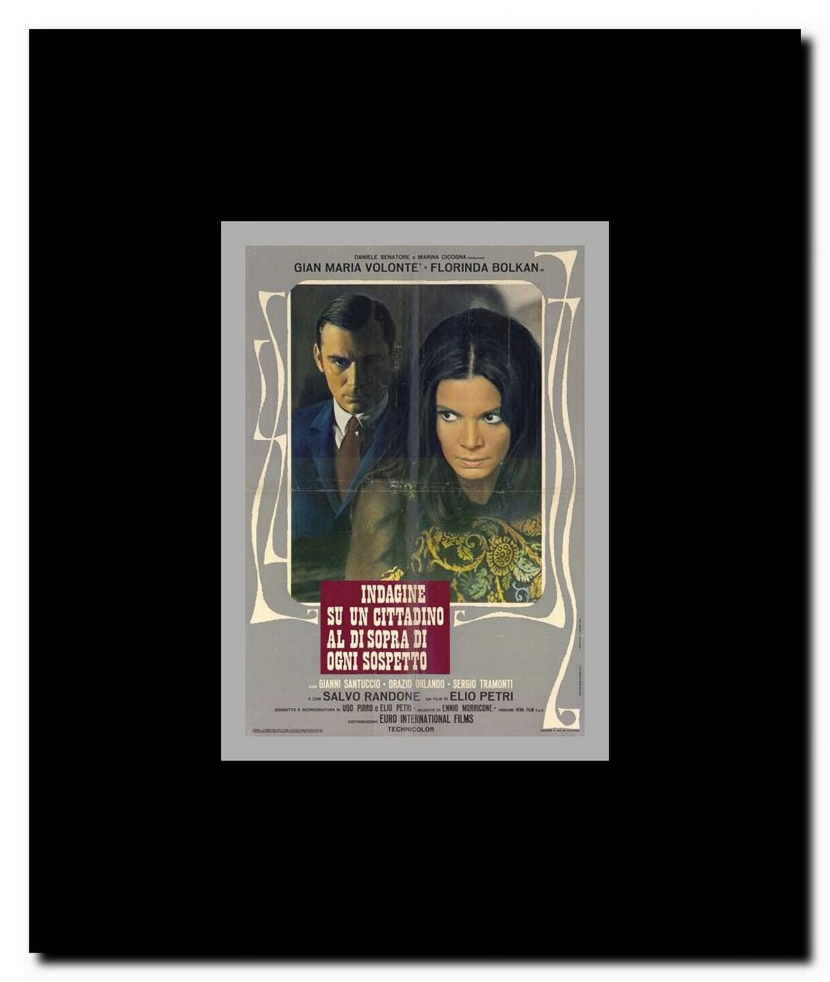 Investigation of a Citizen Above Suspicion Framed Movie Poster