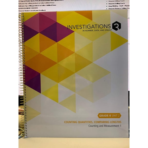 Investigations 3 in Number. Data and Space Grade K Unit 2 Counting Quantities, Comparing Lengths Counting and Measurement 1