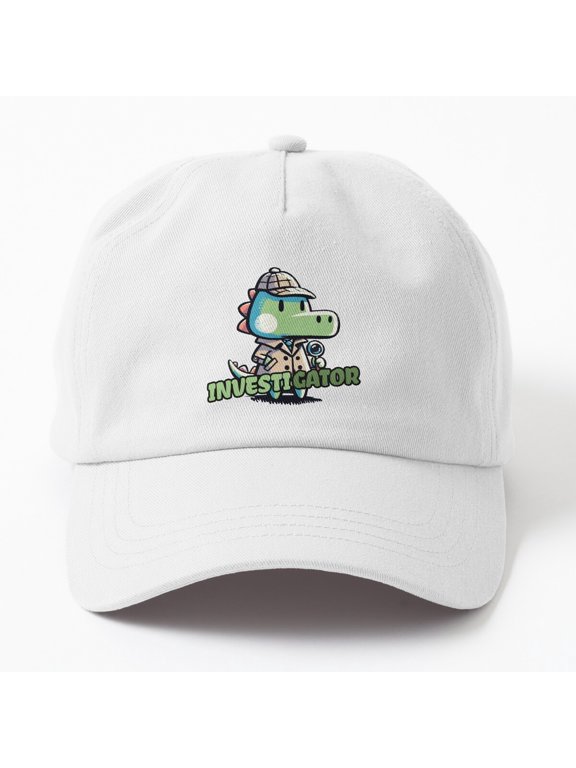 Investigator Alligator Detective Baseball Cap, Character Hat Style