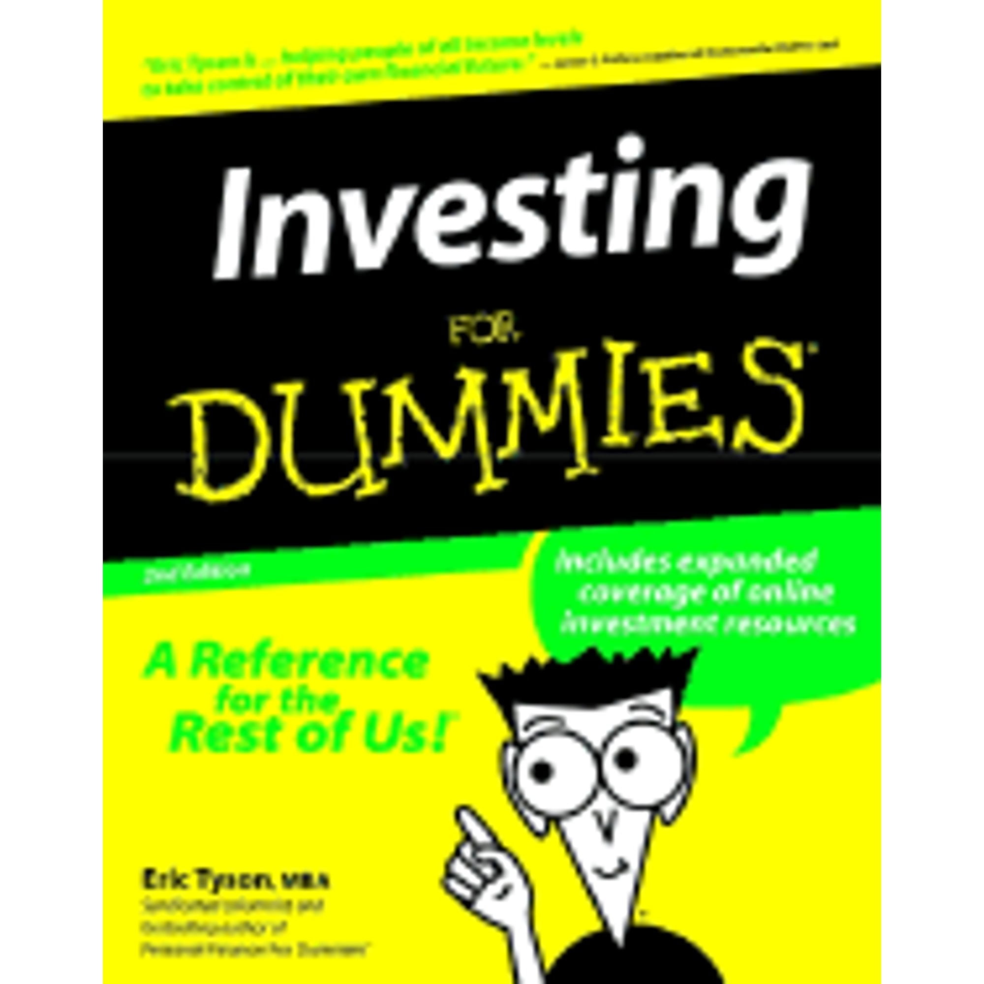 Pre-Owned Investing for Dummies (Paperback 9780764551628) by Eric Tyson