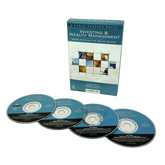 Investing & Wealth Management 4 Audio CD Set ~ Listen in your car to Brian Tracy, Robert Allen & More
