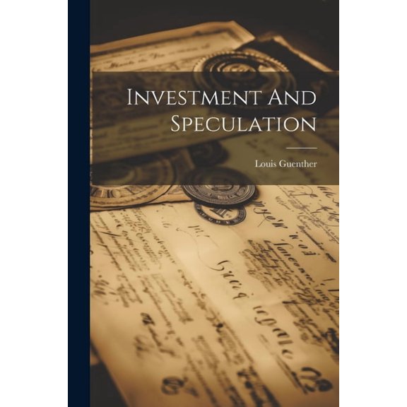 Investment And Speculation (Paperback)