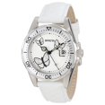 thumbnail image 1 of Invicta 12515 Women's Pro Diver Crystal Accented Butterflies Silver Dial White Leather Strap Dive Watch, 1 of 4