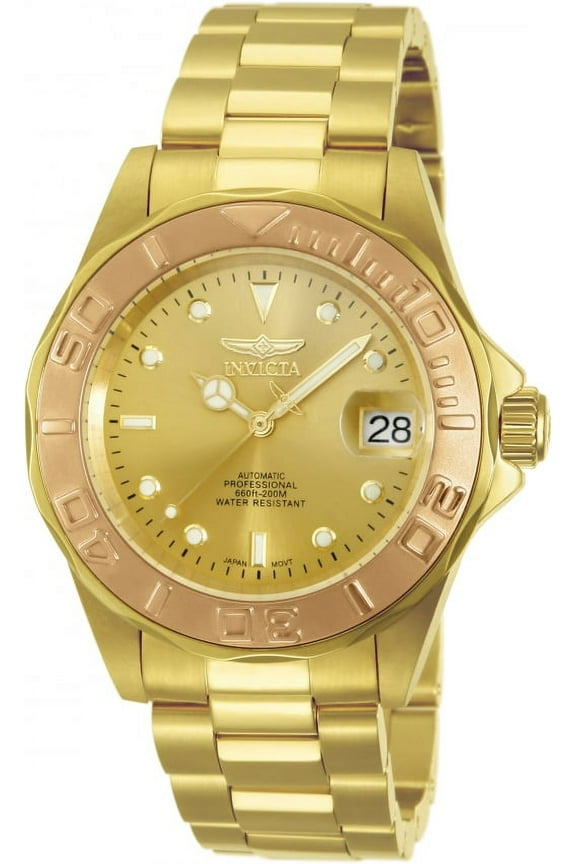 Pro Diver Automatic Gold Dial Men's Watch 13930