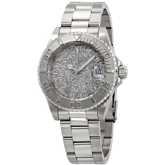Invicta 22706 40 in. Womens Angel Quartz 3 Hand Silver Dial Watch