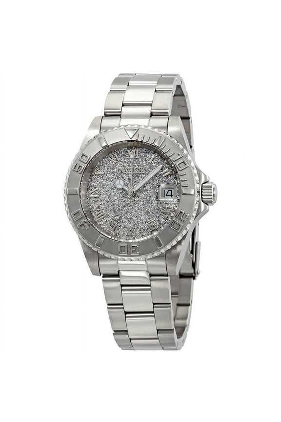 22706 40 in. Womens Angel Quartz 3 Hand Silver Dial Watch