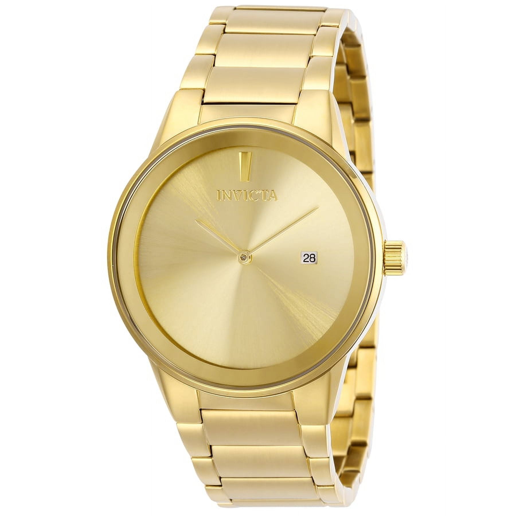 Invicta 29471 Men's Specialty Quartz Gold Tone Dial Bracelet Watch