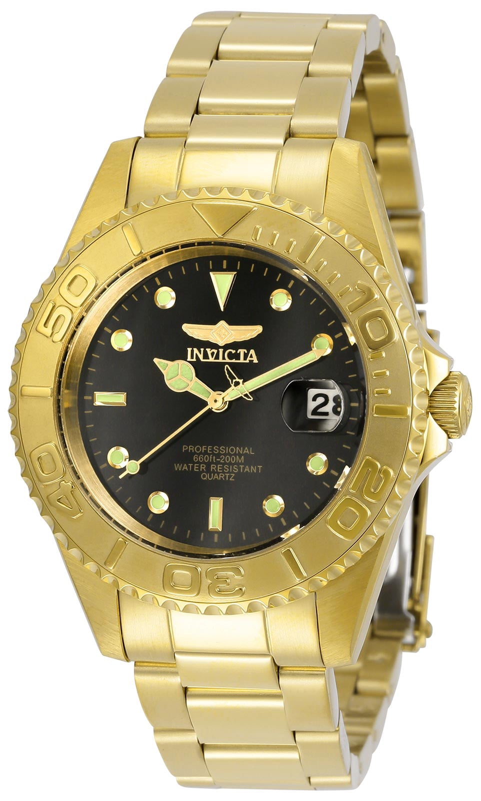 Invicta 29939 Pro Diver Men's Analog Watch Gold-Tone Bracelet