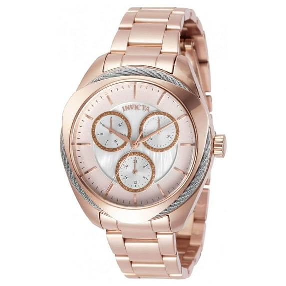 Invicta 31227 Women's Bolt Rose Gold Bracelet Chronograph Watch