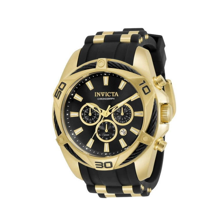 Invicta men s 50mm shop bolt quartz chronograph