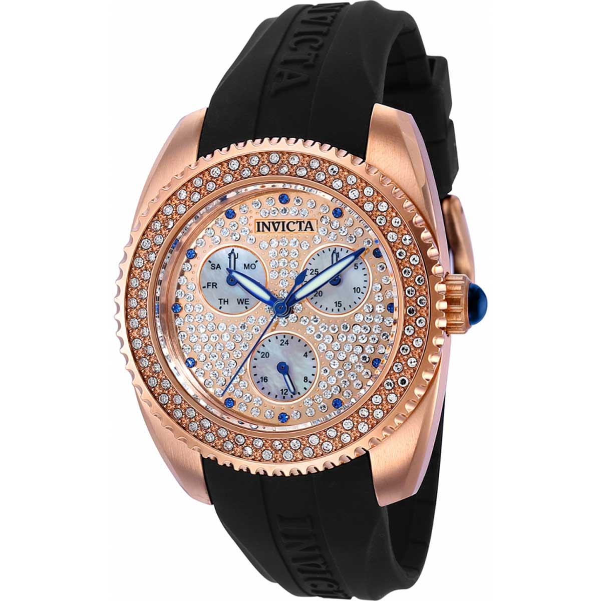 Invicta Black Crystal Pavé Angel Bracelet Watch Invicta Angel Women main image 4