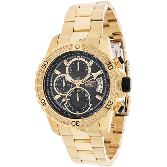 Invicta 37998 Men's Pro Diver SS Bracelet Quartz Chronograph Watch