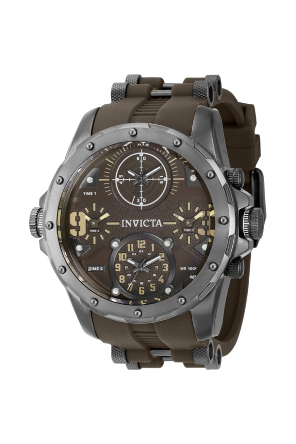 39357 Men's Coalition Forces Quartz Brown Dial Strap Watch