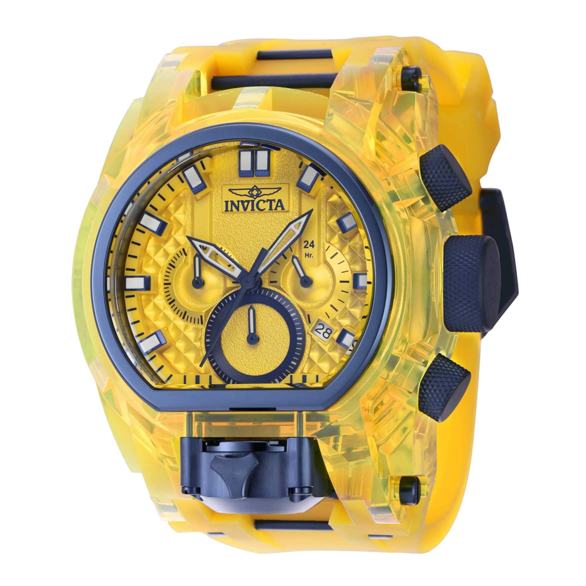 Invicta 39472 Men's Bolt Zeus Magnum Yellow and Blue Dial