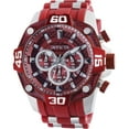 thumbnail image 1 of Invicta 40859 Men's Pro Diver Chrono Silver and Red Dial Watch, 1 of 2