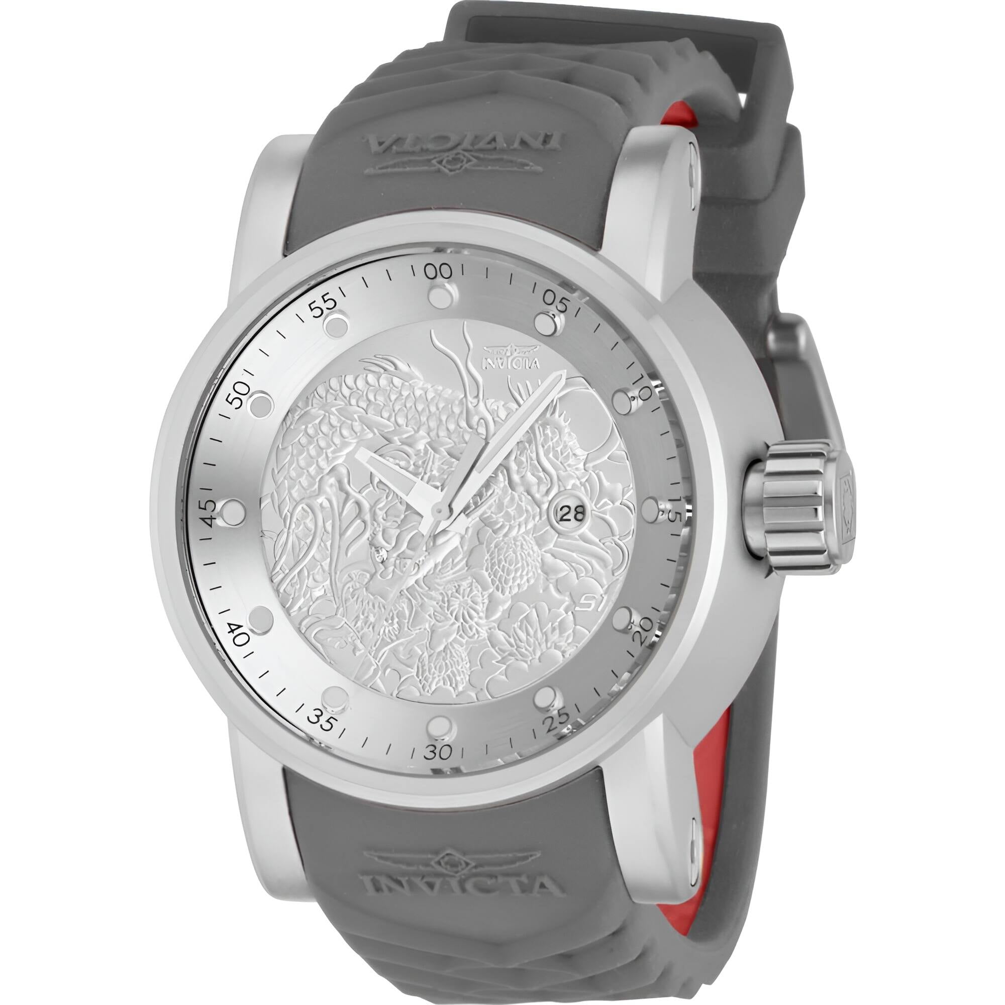 Invicta 41406 Mens S1 Rally Silver Dial Silicone Nigeria Ubuy