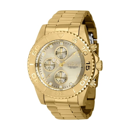 Invicta 43410 Men's Pro Diver Chronograph Champagne Dial Watch