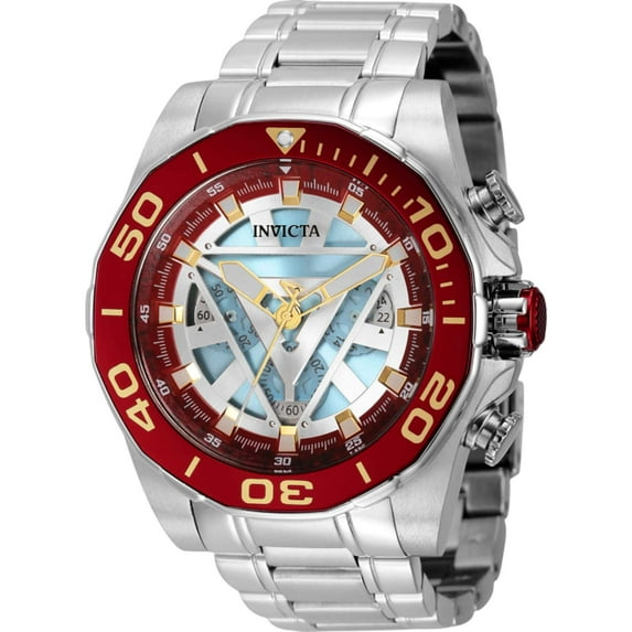 Invicta 43893 Men's Marvel Ironman Bracelet Chronograph Watch
