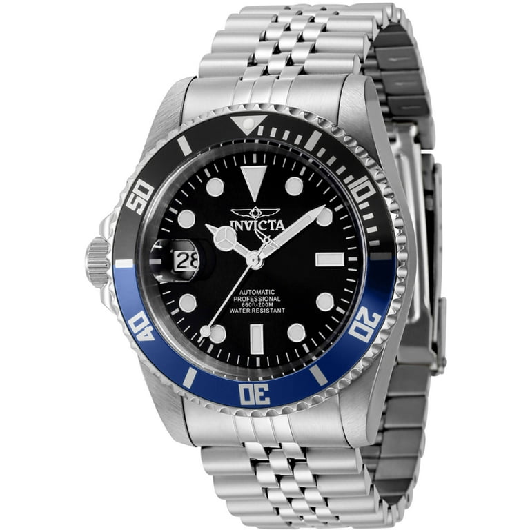 Invicta 43982 Men's Pro Diver Blue, Black Bezel Left Handed Watch