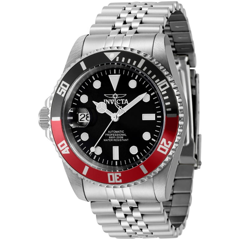 Invicta 43983 Men's Pro Diver Red, Black Bezel Left Handed Watch
