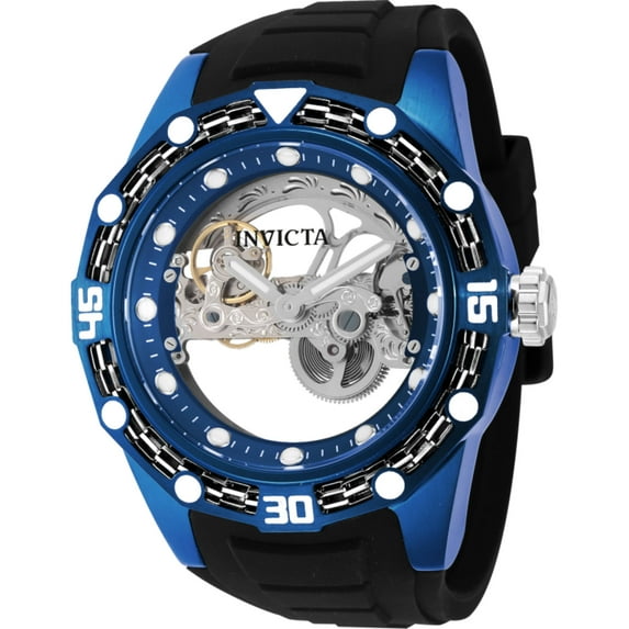 Invicta 44024 Men's Bolt Automatic Ghost Bridge Dial Strap Watch