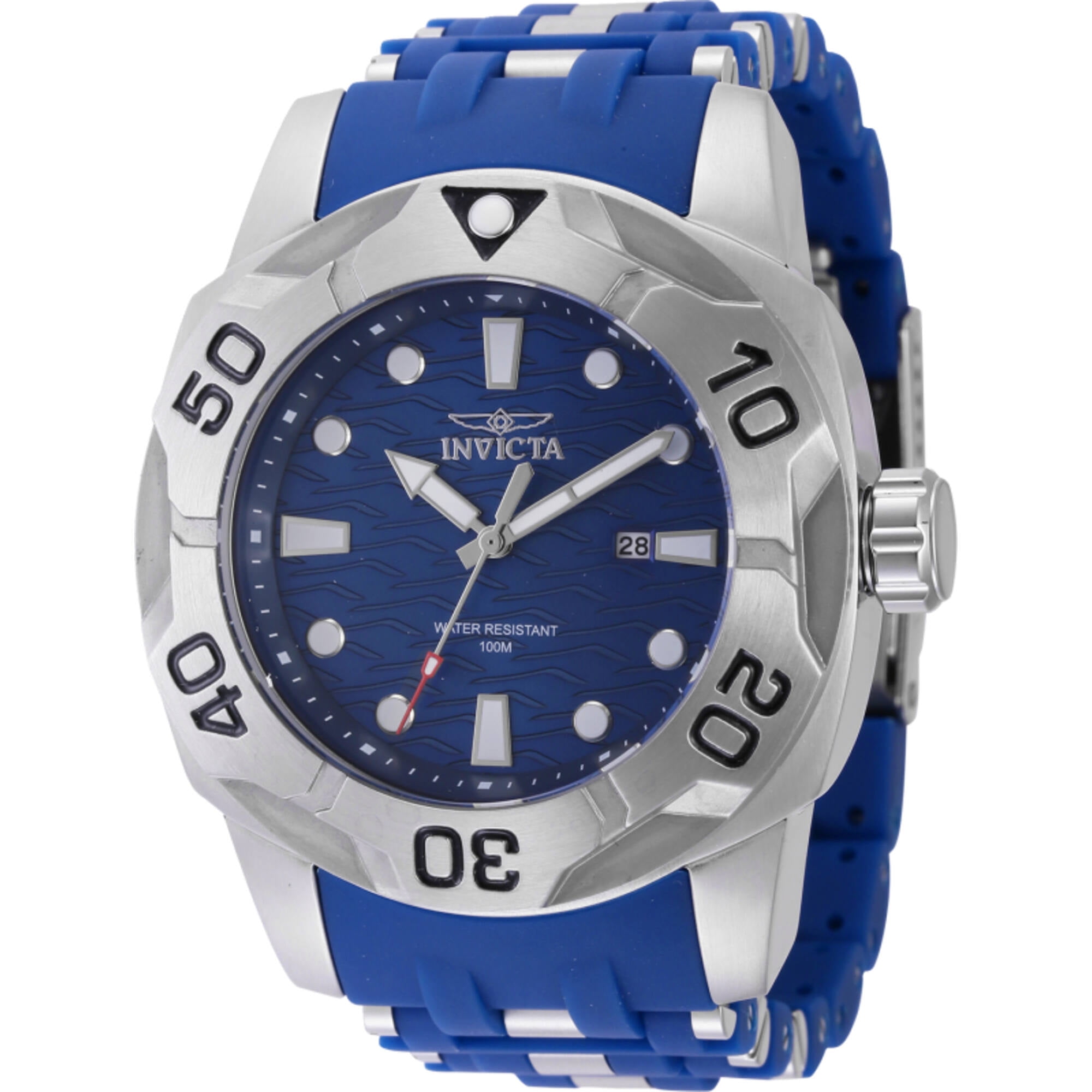 Invicta 44115 Men's Sea Spider Blue and Silver Tone Strap Watch
