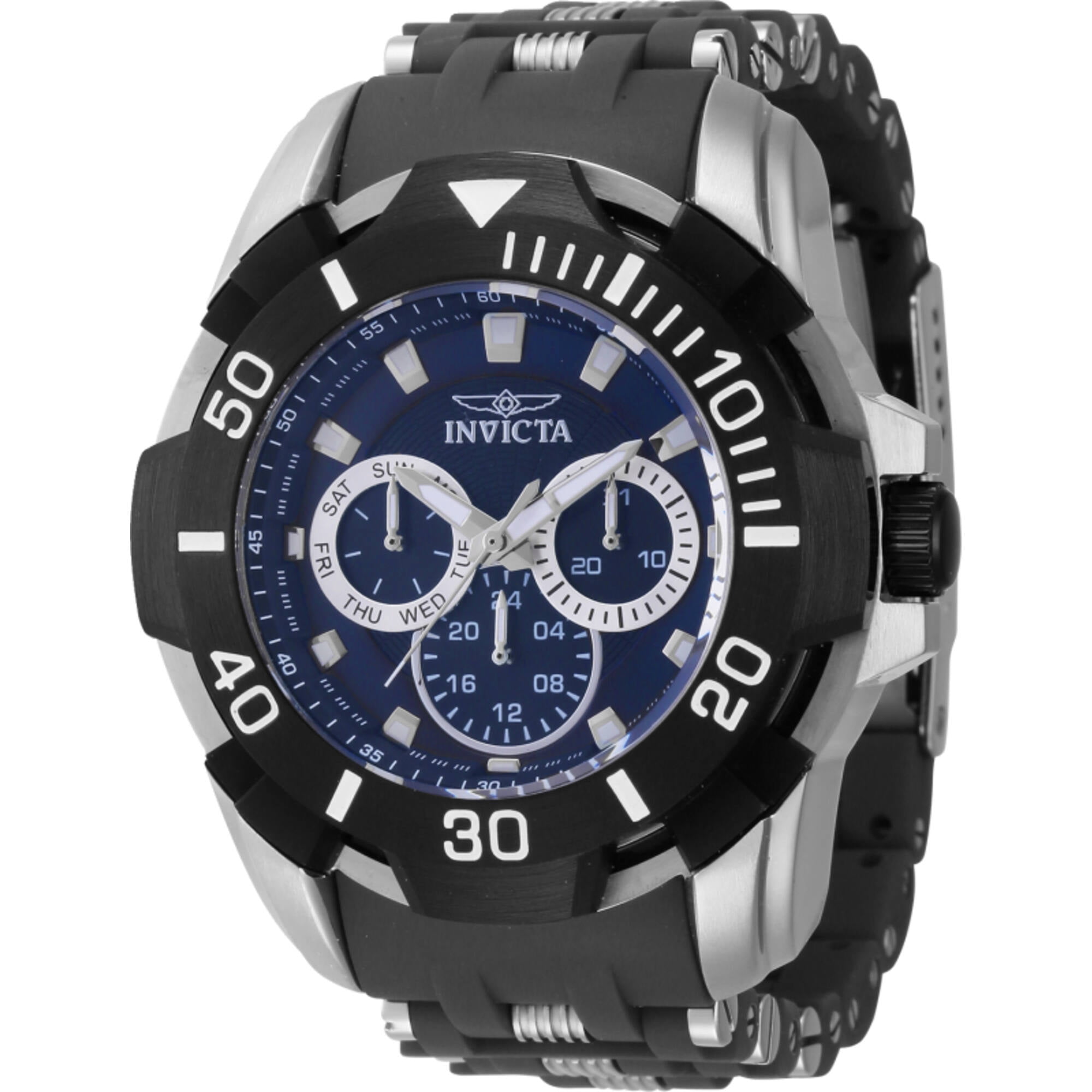 Invicta Sea Spider GMT Date Quartz Blue Dial Men's Watch 44122
