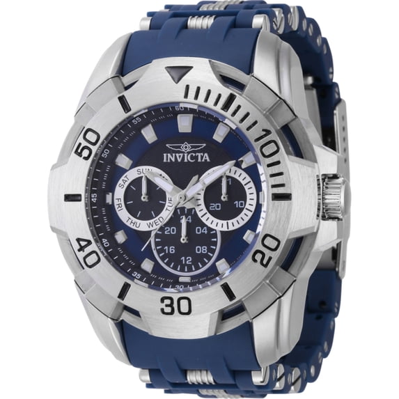 Invicta 44124 Men's Sea Spider Black, Blue and Silver Dial Watch