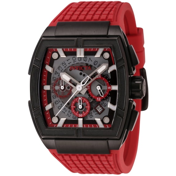 Invicta S1 Rally Gravity Defier Chronograph Multifunction Red Skeleton ...