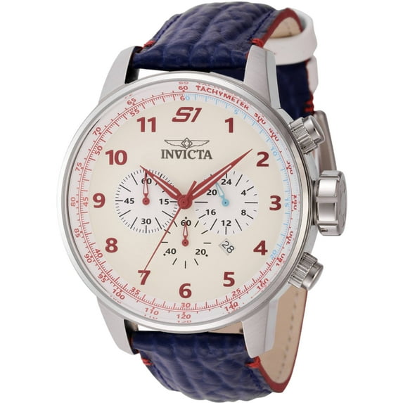 Invicta 44954 Men's S1 Rally Chronograph Red and Blue Strap Watch