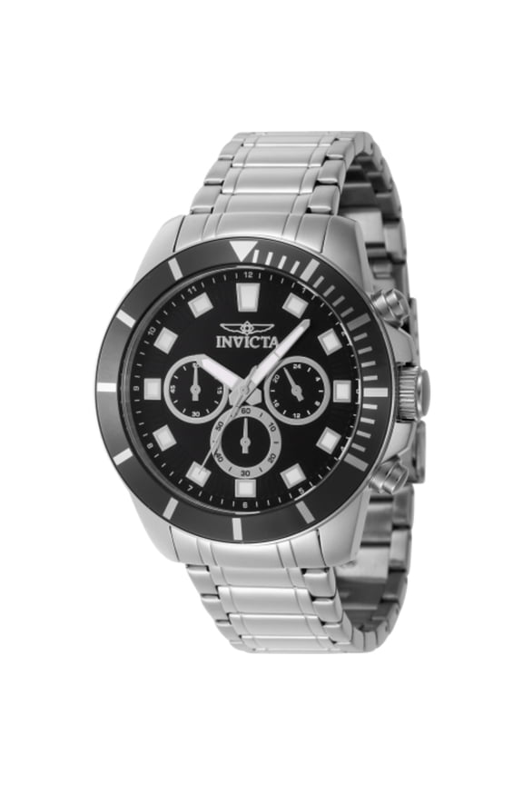Pro Diver Chronograph GMT Quartz Black Dial Men's Watch 46031