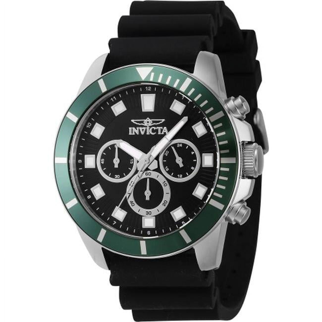 Invicta 46078 Pro Diver Quartz Chronograph Black Dial Men Watch