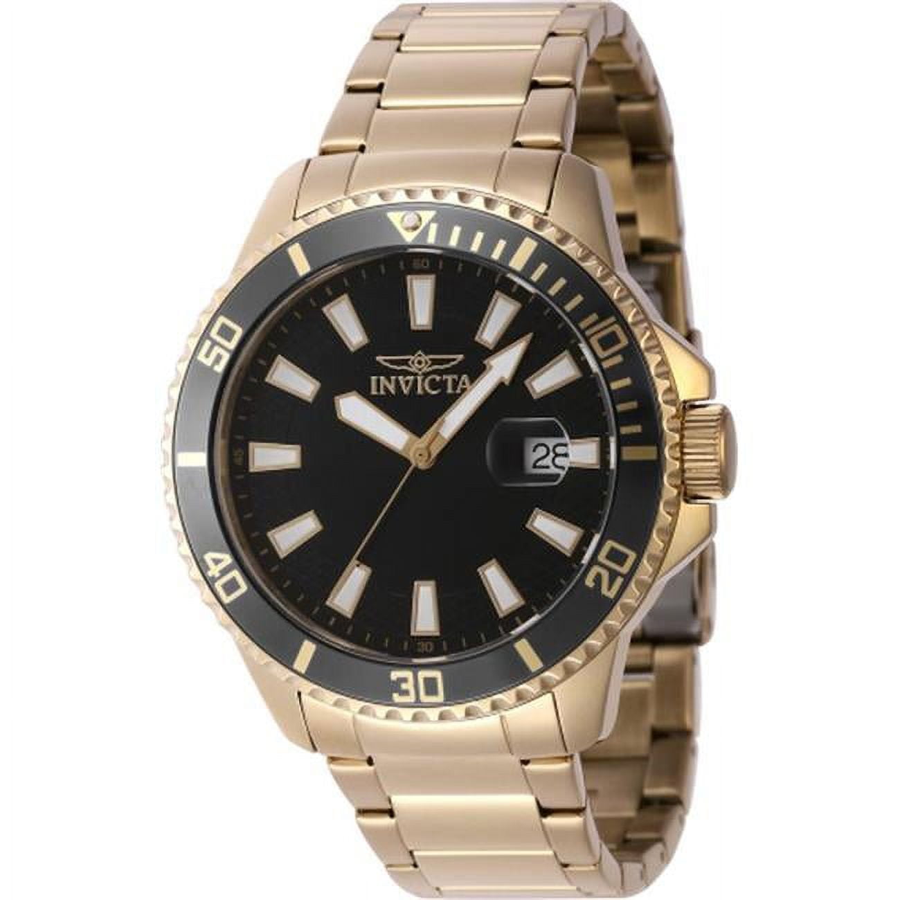 Invicta 46137 Pro Diver Quartz Hand Black Dial Men Watch
