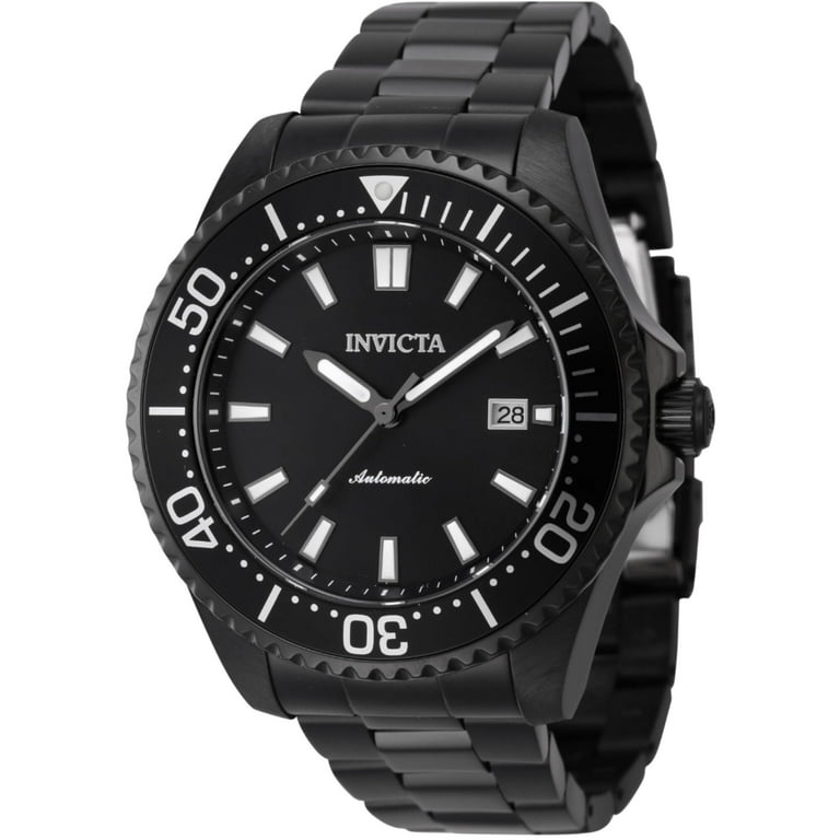 Invicta 46646 Men's Pro Diver Rotating Bezel Automatic Black Watch