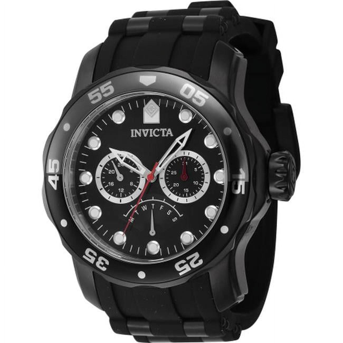 Invicta 46969 Pro Diver Quartz Chronograph Black Dial Men Watch