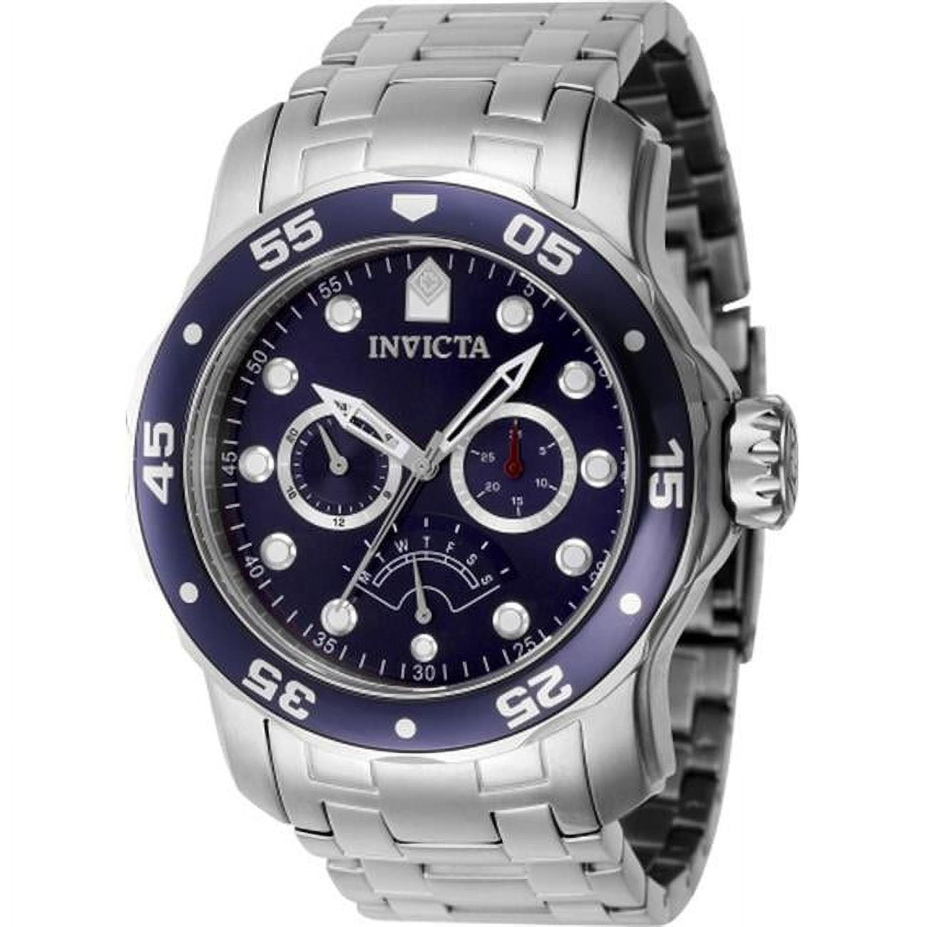 Invicta 46993 Pro Diver Quartz Chronograph Blue Dial Men Watch ...
