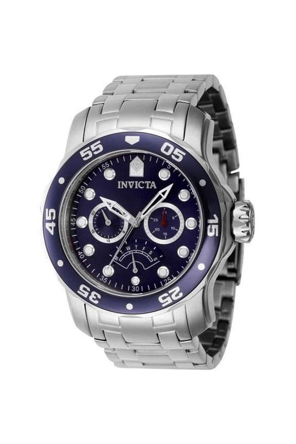 46993 Pro Diver Quartz Chronograph Blue Dial Men Watch