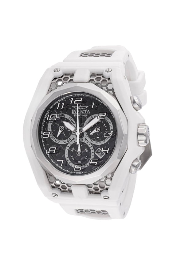 47209 Men's Invicta Racing White, Silver Tone Strap Watch