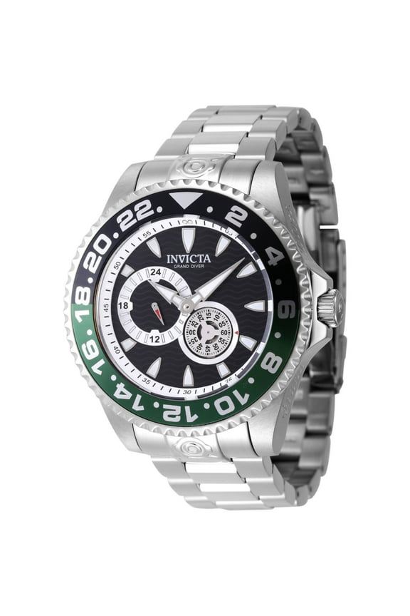 47301 Men's Pro Diver Automatic Black Dial Bracelet Watch