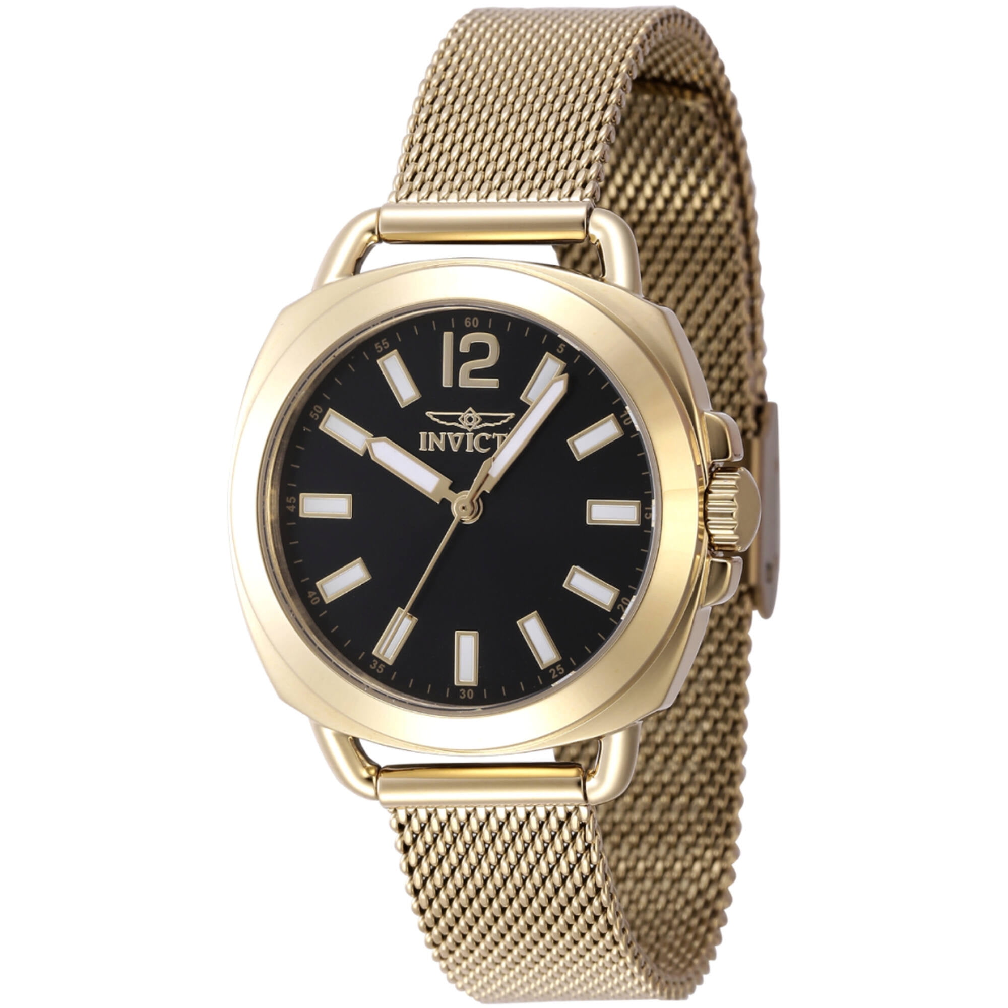 Invicta 47324 Women's Wildflower Black Dial Mesh Bracelet Watch
