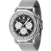 Invicta 47358 Mens Speedway Chrono Black Dial Mesh Bracelet Watch