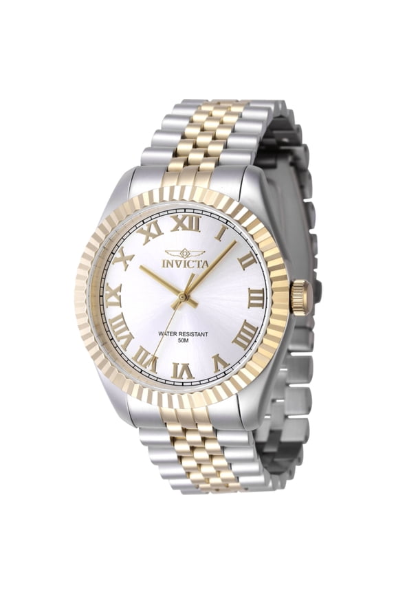 Specialty Men 43mm Stainless Steel Steel Silver dial PC21 Quartz