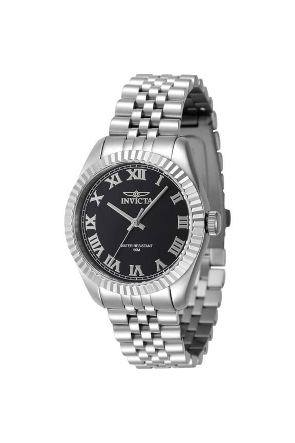 47408 Women's Specialty Black Dial Steel Bracelet Watch