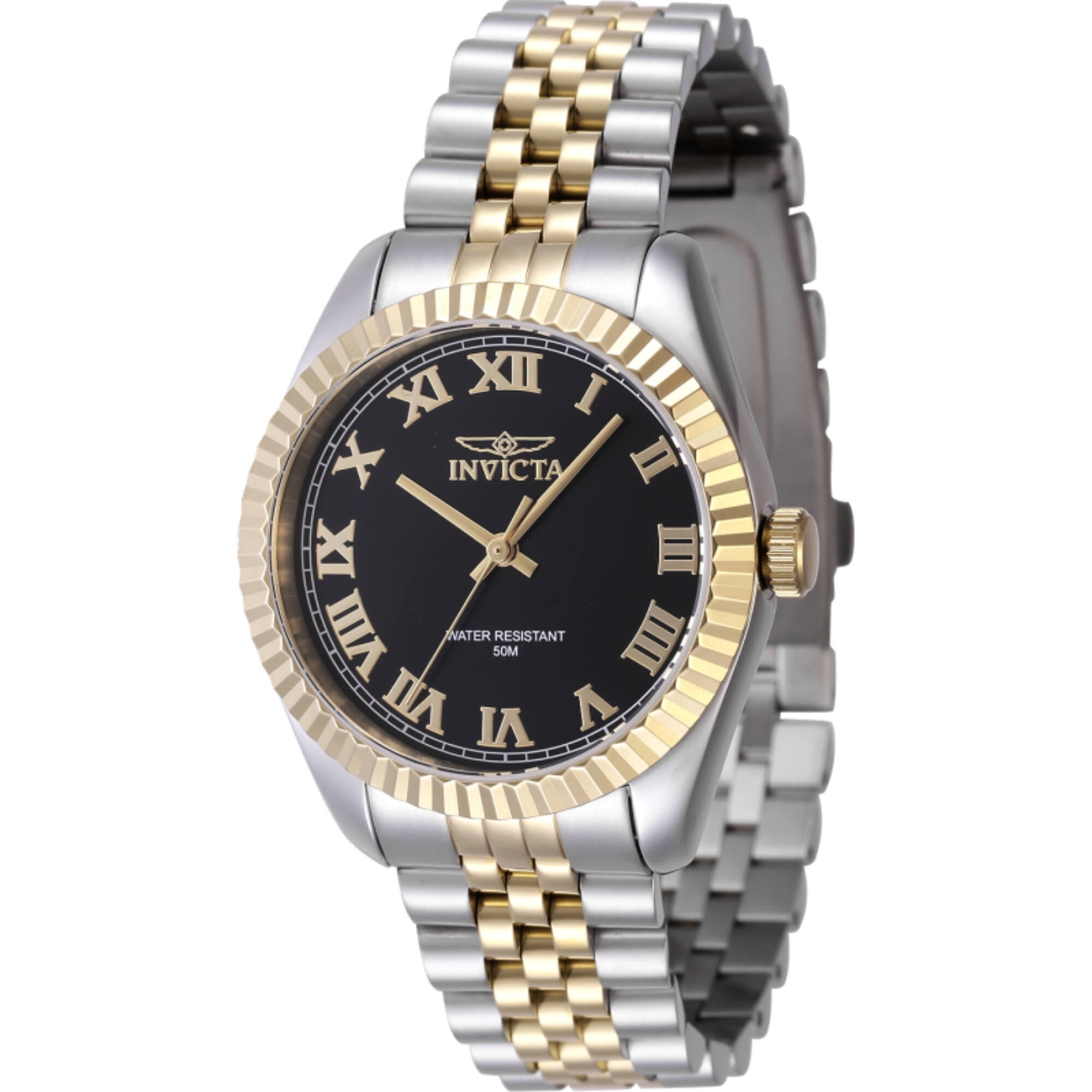 Watch Invicta Women Two-Tone Stainless Steel 24mm Black Dial Box 49997 Invicta Women main image 3