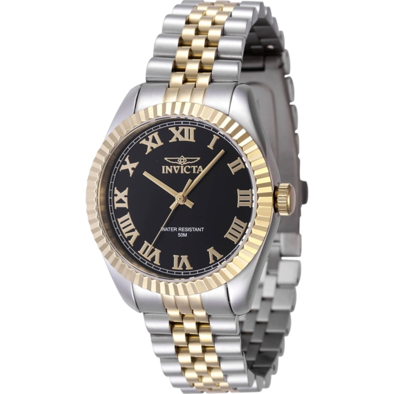 Invicta Women Black and Gold Watch Invicta women main image 4