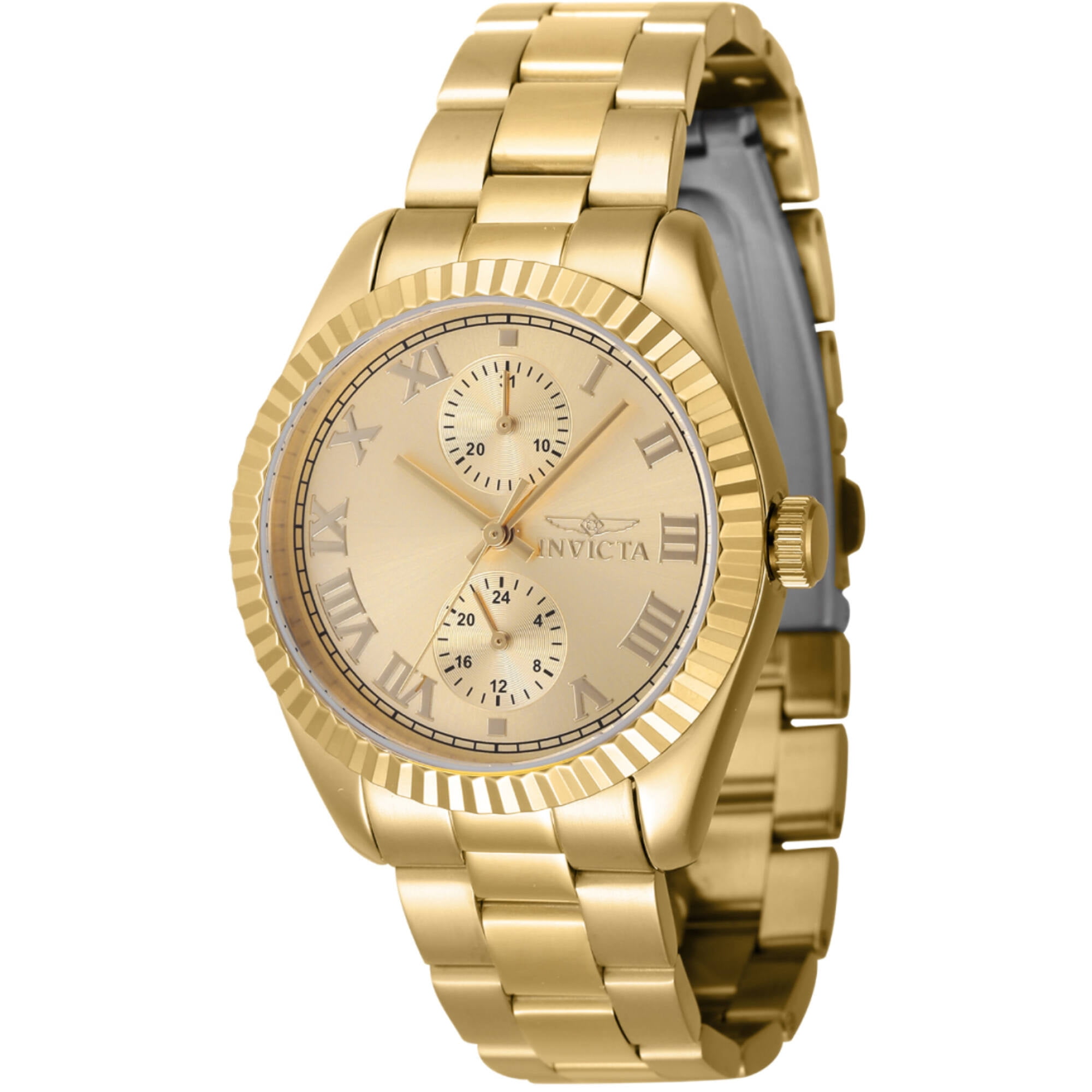 Invicta 47445 Women's Specialty Quartz Yellow Gold Bracelet Watch
