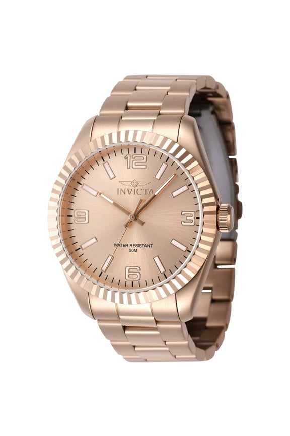 47462 Men's Specialty Quartz Rose Gold Dial Bracelet Watch