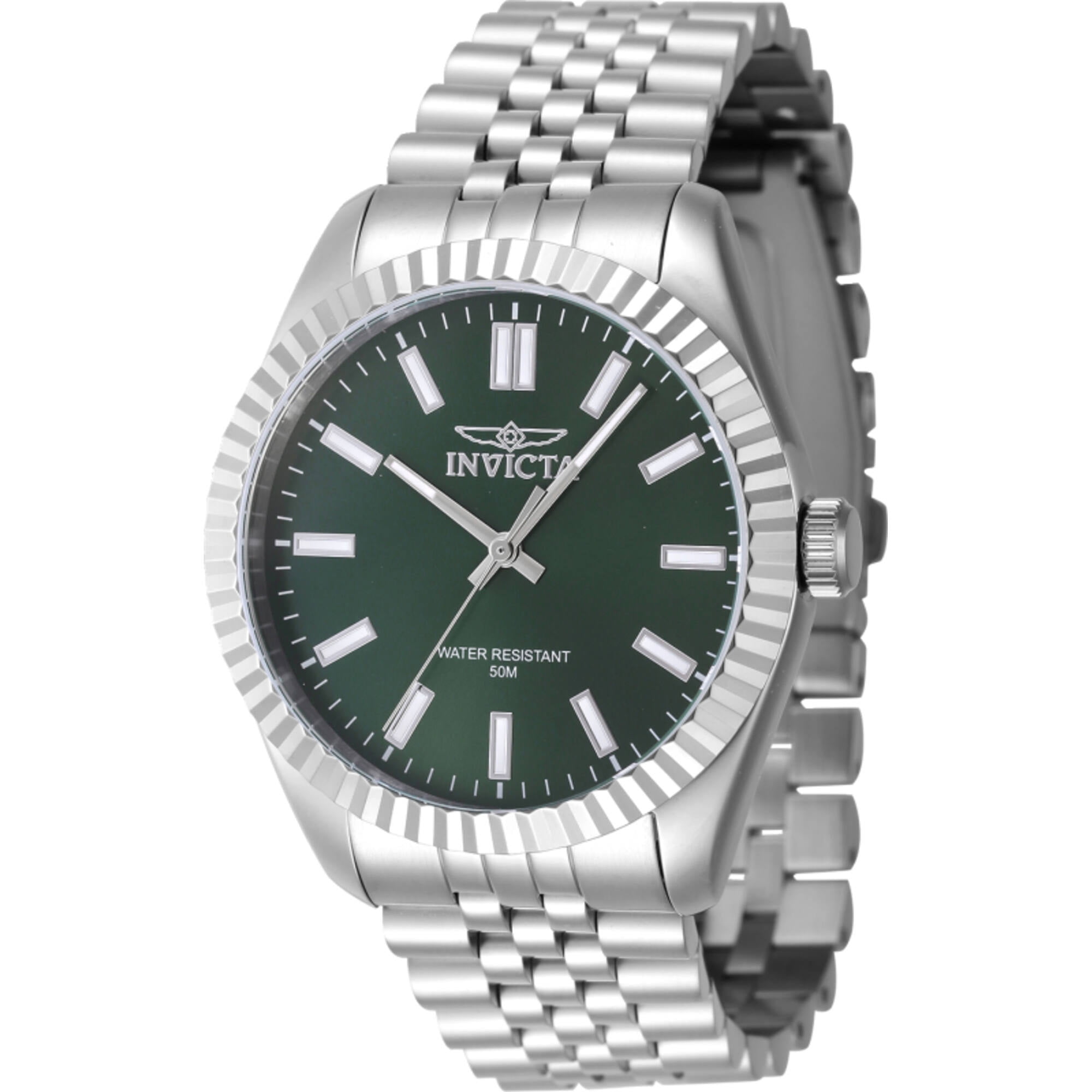 Invicta 47480 Men's Specialty Green Dial Stainless Steel Watch ...
