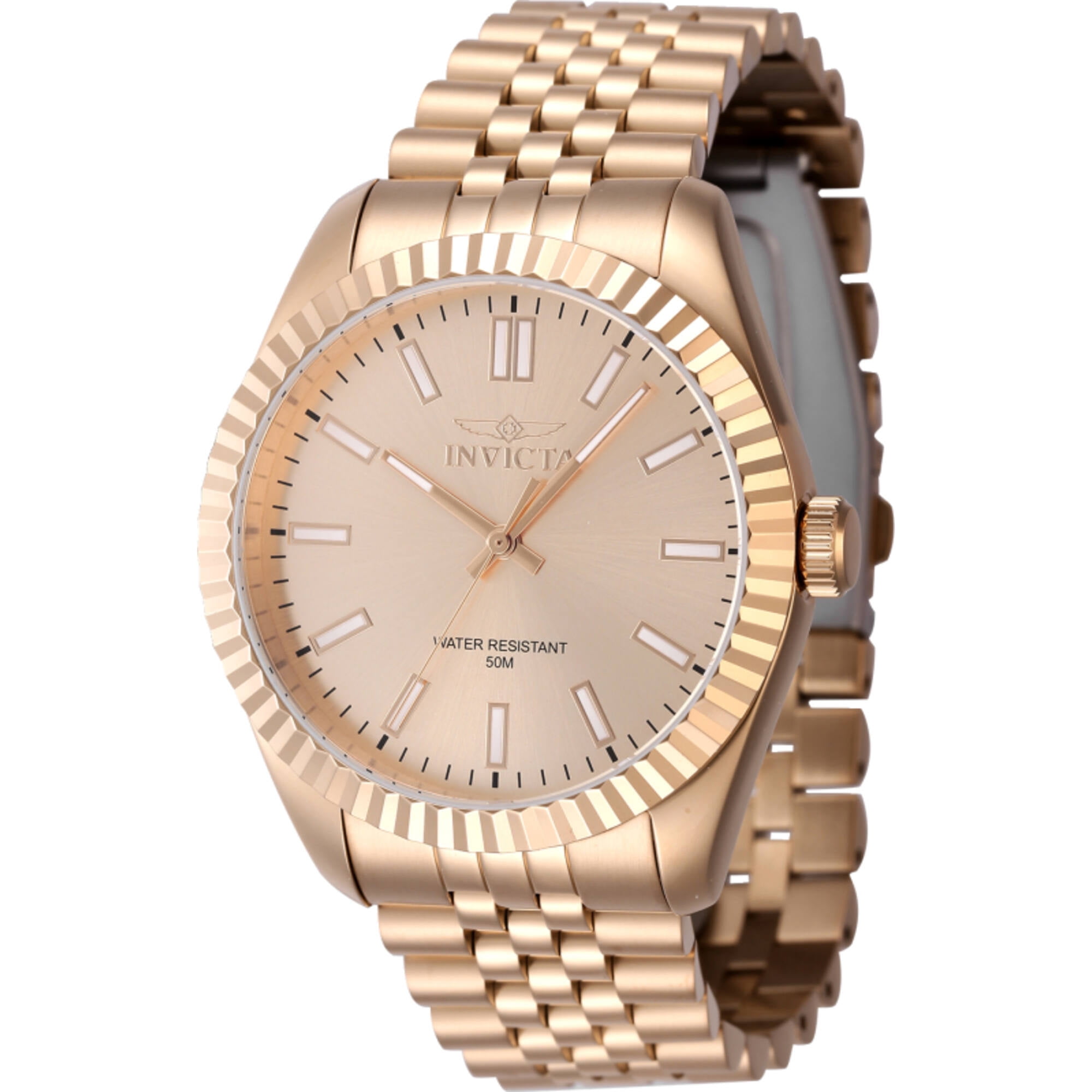 Invicta 47493 Men's Specialty Rose Gold Dial Steel Bracelet Watch