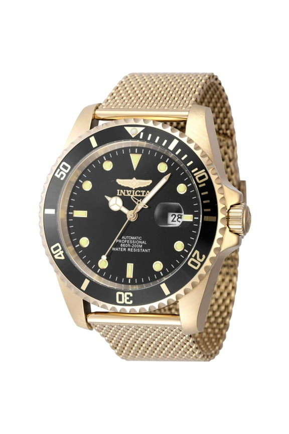 47966 Men's Pro-Diver Automatic Yellow Gold Bracelet Watch